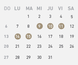 Calendario de vencimientos